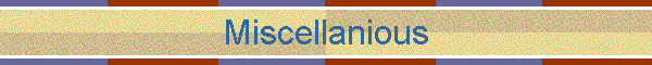 Miscellanious